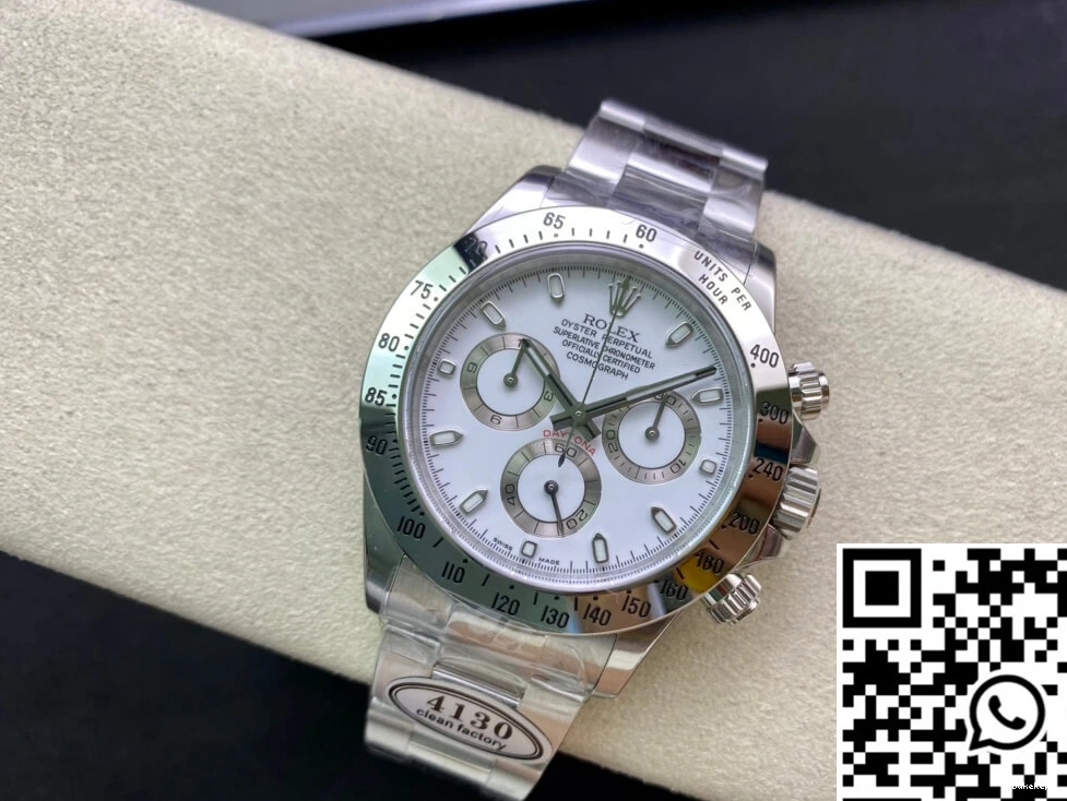 116520LN White Rolex Dial Factory Cosmograph Clean Daytona 0514
